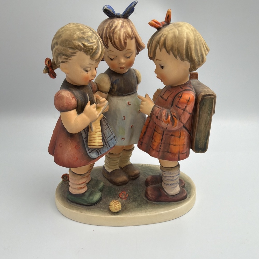 1972 Hummel Goebel W Germany School Girls Figurine 177/III 9.5" - Picture 5 of 12